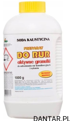 Soda kaustyczna 1kg Ara a1/8
