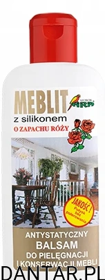 Meblit balsam do mebli z silikonem o zapachu róży 150ml 