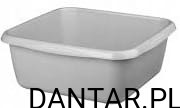 Miska 4,5L kwadratowa szara 21737