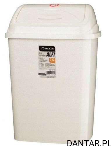 Kosz na śmieci 7,5l beż