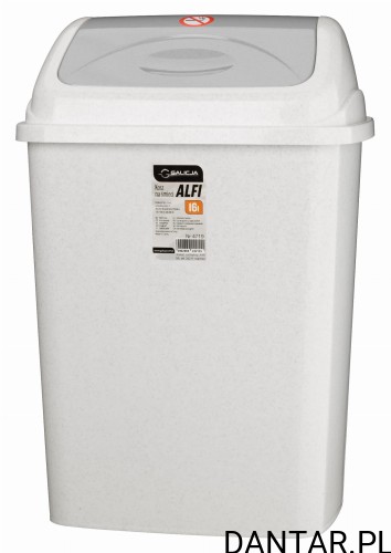 Kosz na śmieci 16l alfi marmur 24211