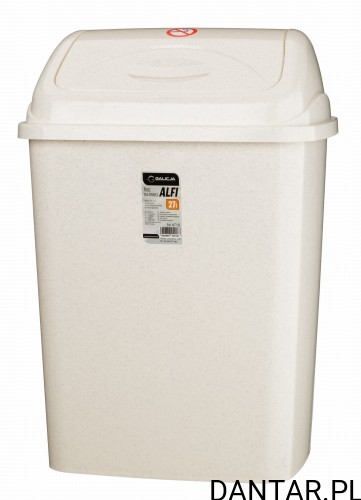Kosz na śmieci 27l alfi beżowy 2421200