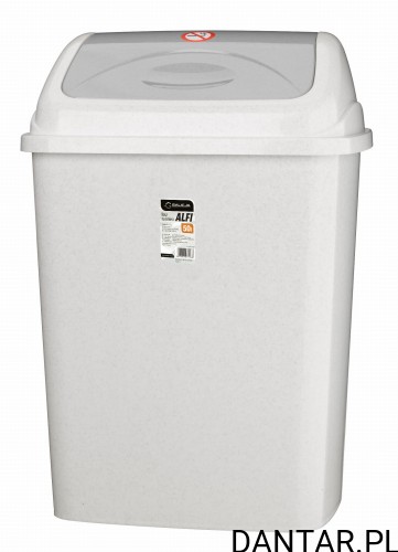 Kosz na śmieci 50l alfi marmur