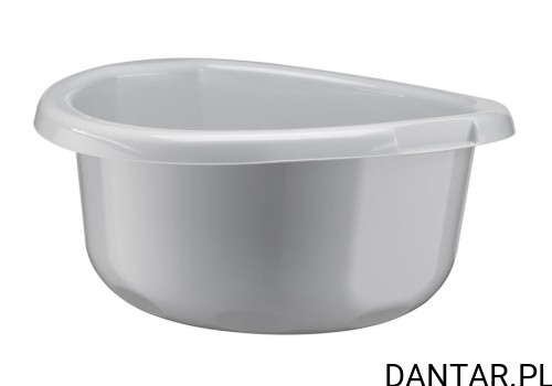 Miska 8l okragła szara 27951