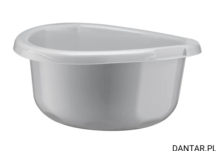 Miska 8l okragła szara 27951
