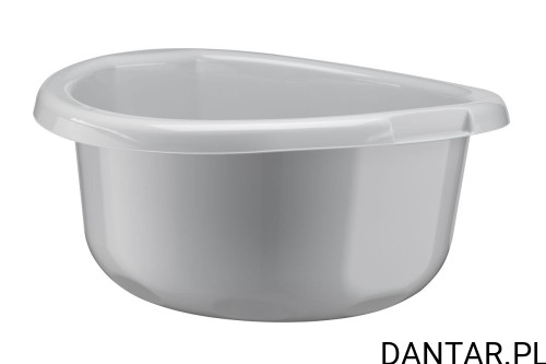 Miska 20L okragła Selma szara 27960