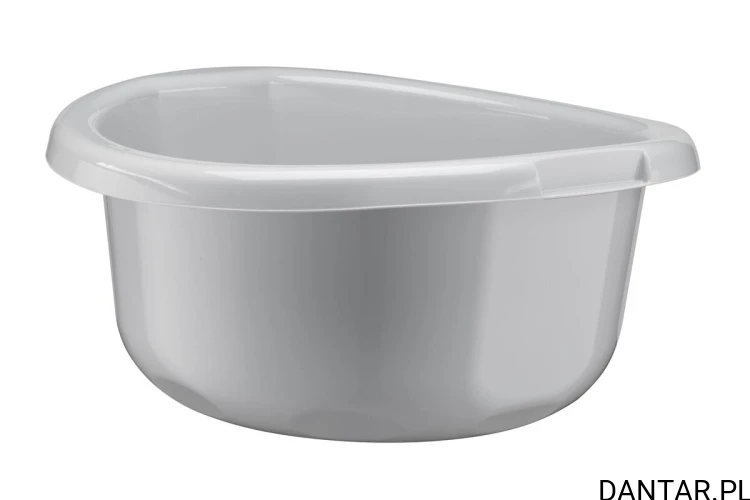 Miska 20L okragła Selma szara 27960