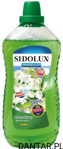 Sidolux 1l płyn do mycia podłóg konwaliowy zielony a1/12