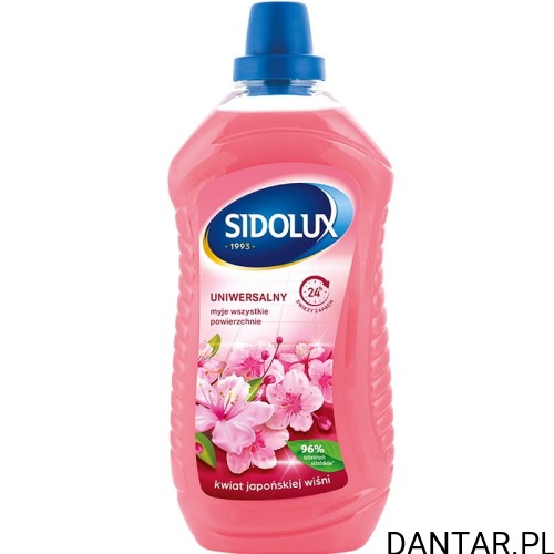 Sidolux 1l płyn do mycia podłóg kwiat japońskiej wiśni a1/12