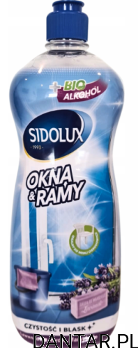 Sidolux 960ml płyn do mycia okna i ramy lawendowe mydło marsylskie a1/10