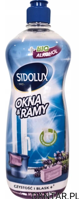 Sidolux 960ml płyn do mycia okna i ramy lawendowe mydło marsylskie a1/10