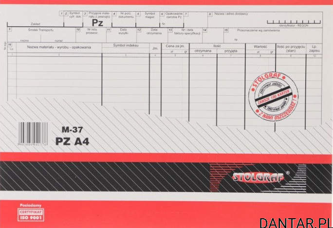 Druk PZ A4 m-37 a100
