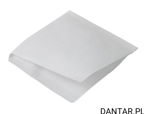 Torebka papierowa hamburger kebab bez nadruku 15x17 foliowe białe KIE-048 a200