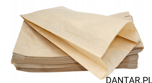 Torebka papierowa fałdowa brązowa 2,5kg 370x150x90mm T-592 a1000