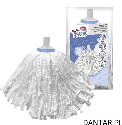 Mop sznurkowy z mikrofibry Fluffy bacteria stop York a1/12