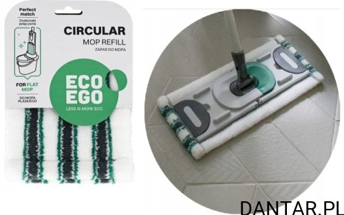 Mop circular zapas do mopa zestawu eco ego York