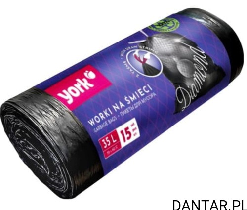 Worki na śmieci 35l Diamond York a15/20