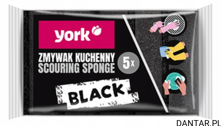 Zmywak do naczyń czarny York a5/30 3033