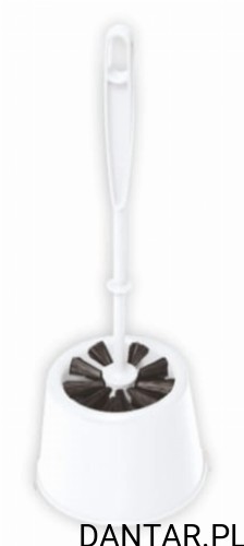 Szczotka wc komplet mini York biała 6415 a1/33