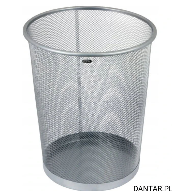Kosz 19L siatkowy metalowy srebrny GRAND GR-018S