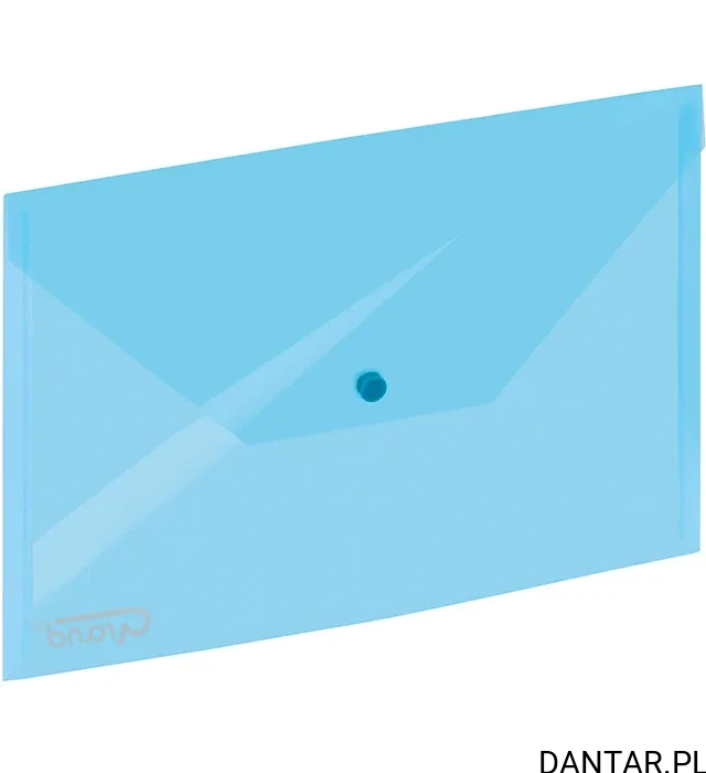 Koperta A4 PP 210x297 zatrzask niebieska Grand 9113 a1/12