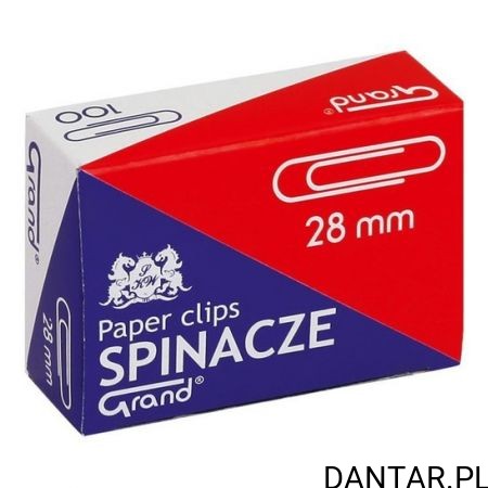 Spinacze 28mm okrągłe Grand a1/10
