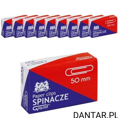 Spinacze 50mm metalowe okragłe Grand a100/10