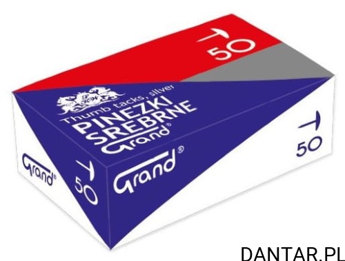 Pinezki srebrne Grand a50/10