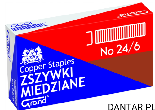 Zszywki miedziane 24/6 Grand a1/10