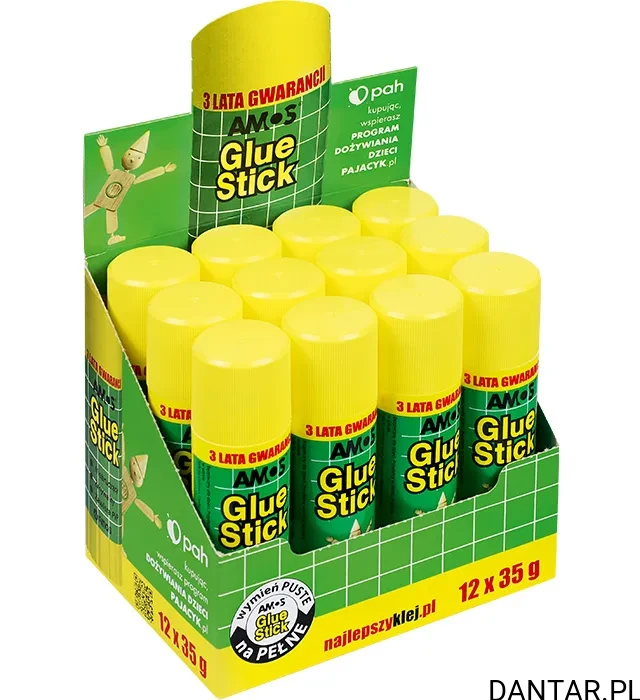 Klej w sztyfcie 35g Amos  a1/12