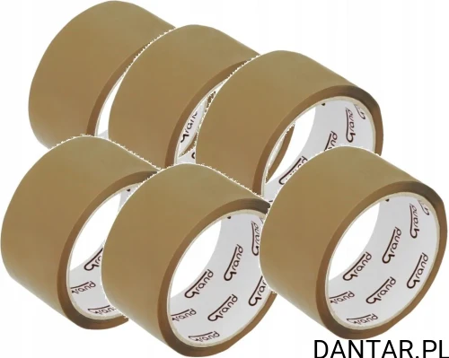 Taśma pakowa 48x50m brązowa Grand a1/6/72
