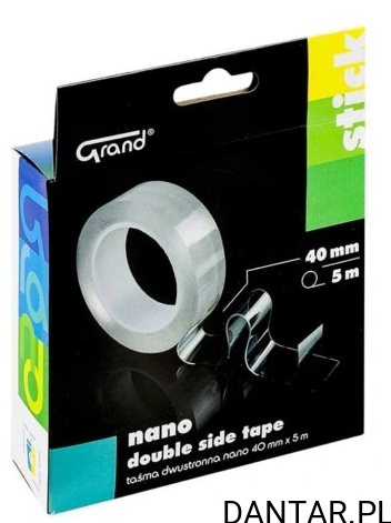 Taśma dwustronna nano 40mm x 5m Grand