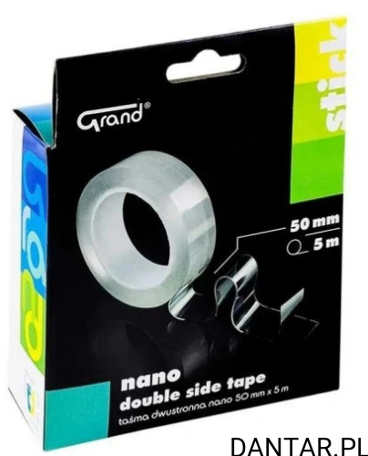 Taśma dwustronna nano 50mm x 5m Grand