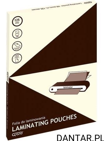 Folia do laminowania A3 125 mic Grand 100 arkuszy