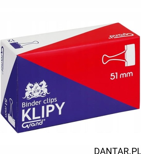 Klips binder 51mm Grand a12/12