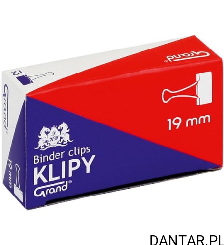 Klips binder 19mm Grand  a12/12