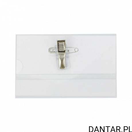 Identyfikator z agrafką format 90*55mm GR-50  Grand a50