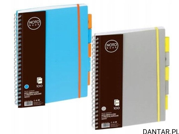 Kołobrulion A4 NotoBook szary Grand 100k