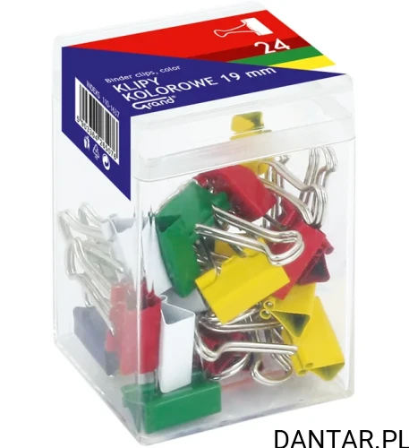 Klips binder 19mm kolor Grand  a24/10