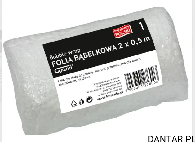 Folia bąbelkowa 2mx0,5m Grand