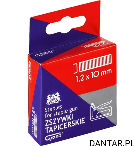 Zszywki do takera 1,2x10mm Grand