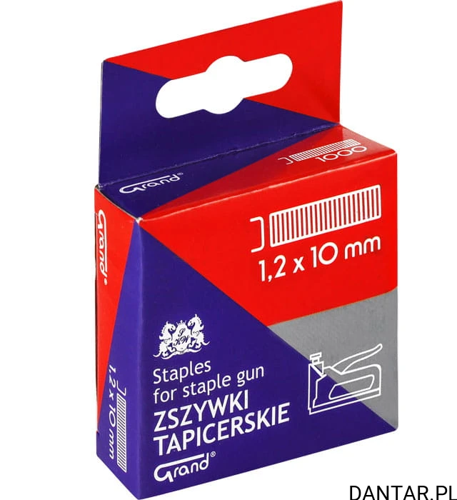 Zszywki do takera 1,2x10mm Grand