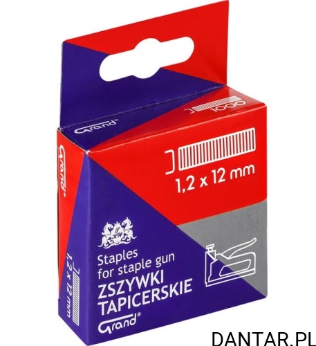 Zszywki do takera grand 1,2x12mm 