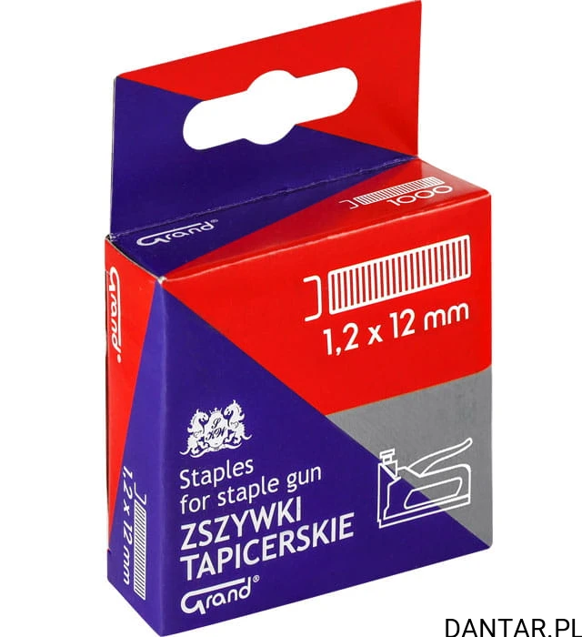 Zszywki do takera grand 1,2x12mm 