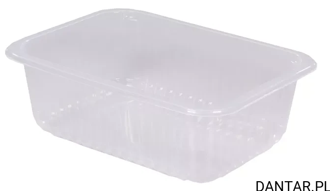 Pojemnik niedzielony gładki 1000ml 187x137x63 W1/603 transparentny a640