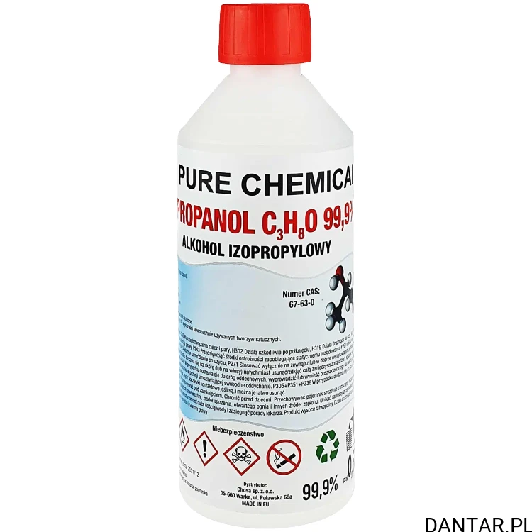 Alkohol izopropylowy IPA izopropanol 0,5L