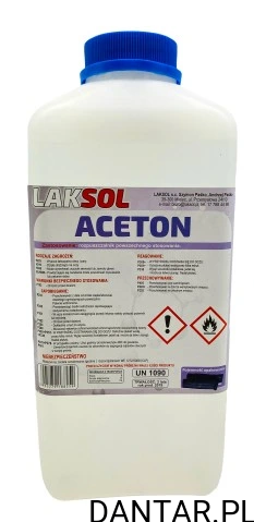 Aceton rozcienczalnik do farb 1l Laksol