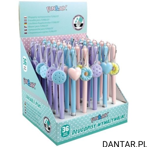 Długopis wymazywalny ciastko fun&joy a1/36
