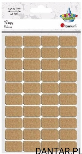 Rzepy kremowe 15x24 a40