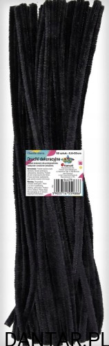 Druciki kreatywne 0,6x30cm czarny Titanum a50